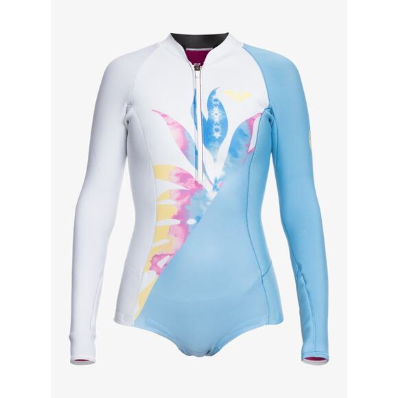 Roxy Women's Spring Wetsuit 1.5mm Pop Surf Long Sleeve Cheeky Suit - Picture 7 of 8
